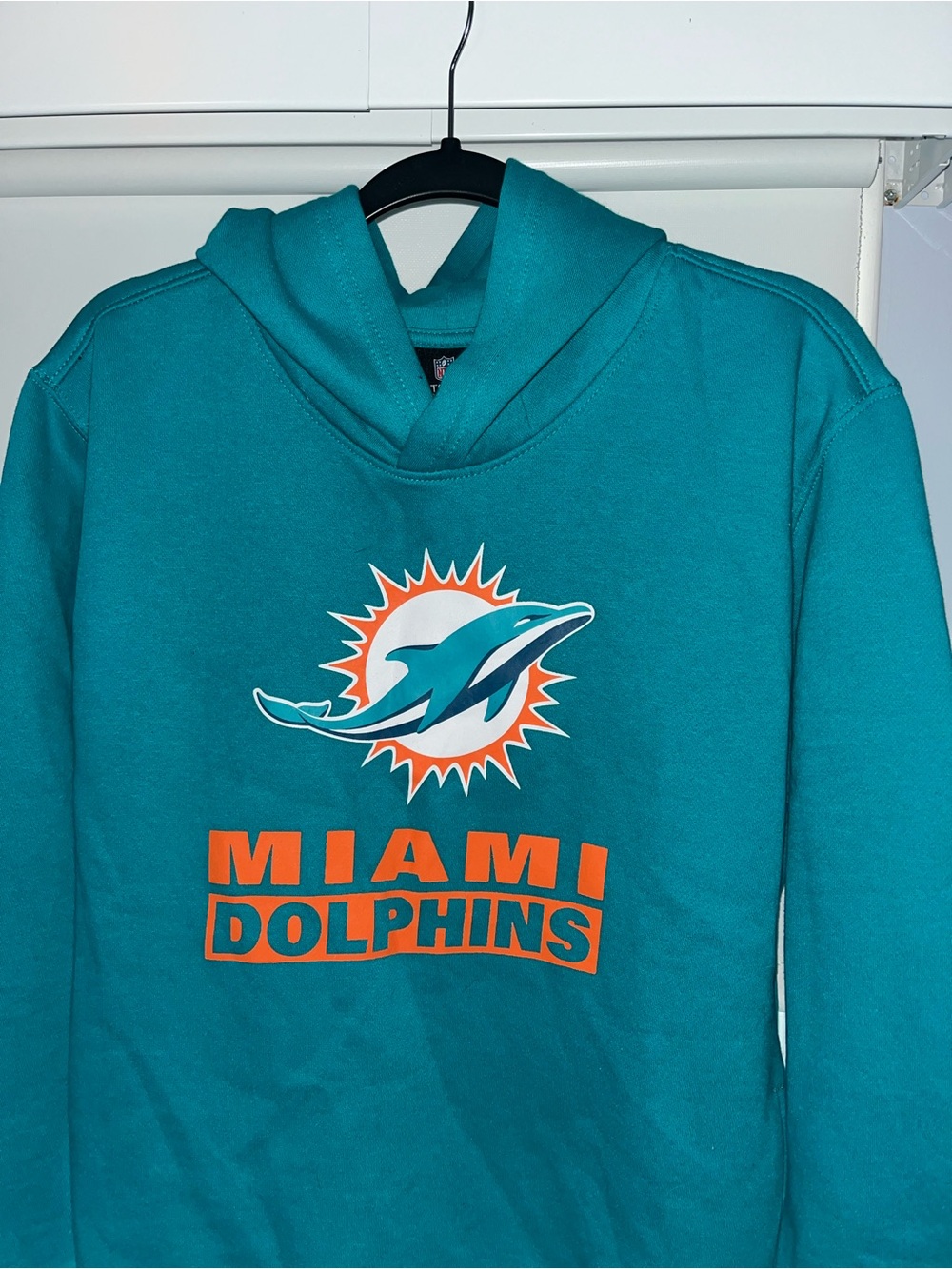 NWT Youth Miami Dolphins Hoodie - Team Logo Hoodie